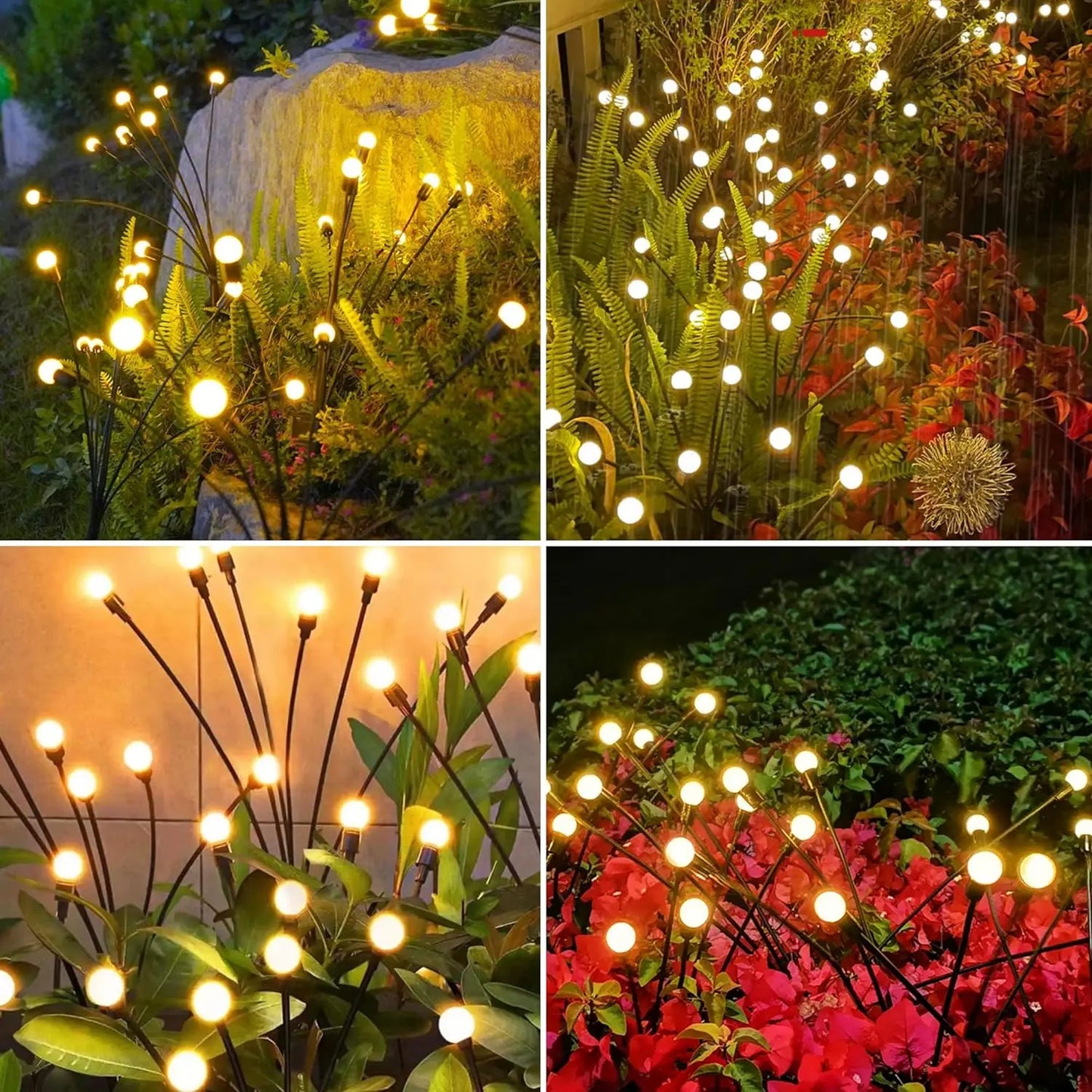Garden Lights-New Upgraded Solar Powered Firefly Lights Outdoor