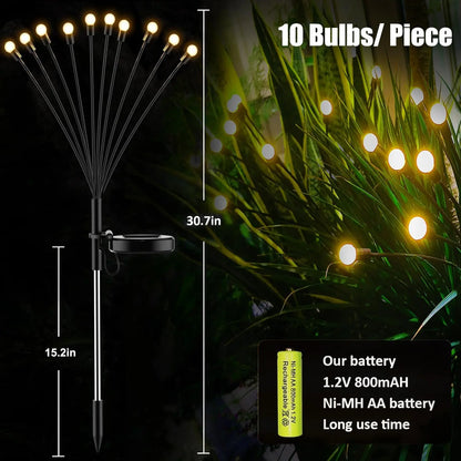 Garden Lights-New Upgraded Solar Powered Firefly Lights Outdoor